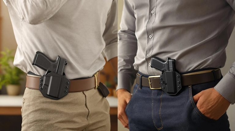 Single Click vs Double Clip IWB Holster – Which One Offers Better Comfort and Stability?